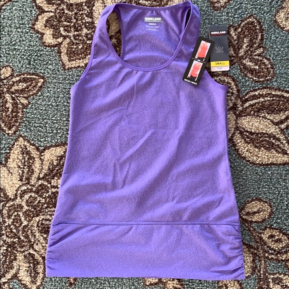 Kirkland Costco Athletic running yoga tank top Sm